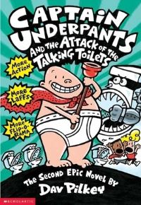 Book Cover for Captain Underpants and the Attack of the Talking Toilets (Captain Underpants #2) by Dav Pilkey