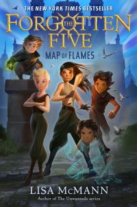 Book Cover for Map of Flames by Lisa McMann