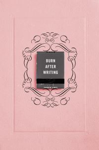 Book Cover for Burn After Writing (Pink) by Sharon Jones