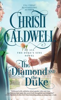 Book Cover for The Diamond and the Duke by Christi Caldwell, Copyright Paperback Collection Library of Congress