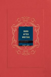 Book Cover for Burn After Writing (Coral) by Sharon Jones