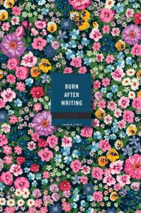 Book Cover for Burn After Writing (Floral) by Sharon Jones