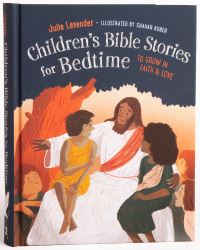 Book Cover for Children's Bible Stories for Bedtime by Julie Lavender