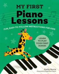 Book Cover for My First Piano Lessons by Emily Norris