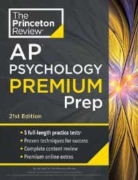 Book Cover for Princeton Review AP Psychology Premium Prep, 2024 by The Princeton Review