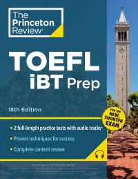 Book Cover for Princeton Review TOEFL iBT Prep With Audio/Listening Tracks, 18th Edition by The Princeton Review
