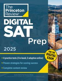 Book Cover for Princeton Review Digital SAT Prep, 2025 by The Princeton Review