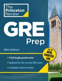 Book Cover for Princeton Review GRE Prep, 36th Edition by The Princeton Review