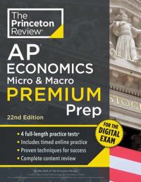 Book Cover for Princeton Review AP Economics Micro & Macro Premium Prep, 22nd Edition by The Princeton Review