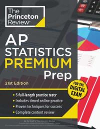 Book Cover for Princeton Review AP Statistics Premium Prep, 21st Edition by The Princeton Review