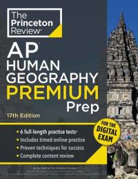 Book Cover for Princeton Review AP Human Geography Premium Prep, 17th Edition by The Princeton Review