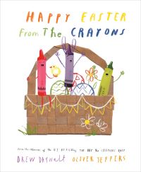 Book Cover for Happy Easter from the Crayons by Drew Daywalt