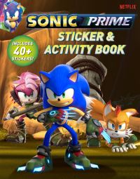 Book Cover for Sonic Prime Sticker & Activity Book by Gabriella DeGennaro
