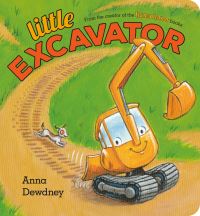 Book Cover for Little Excavator by Anna Dewdney