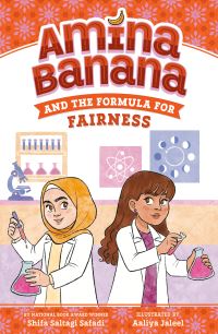 Book Cover for Amina Banana and the Formula for Fairness by Shifa Saltagi Safadi