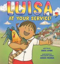 Book Cover for Luisa, at Your Service! by Sara Amini