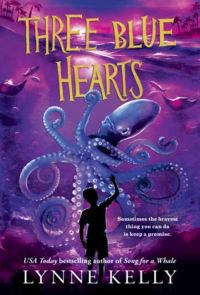 Book Cover for Three Blue Hearts by Lynne Kelly