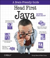 Book Cover for Head First Java by Kathy Sierra, Bert Bates
