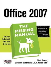 Book Cover for Office 2007 by Chris Grover, Matthew MacDonald, Emily A Vander Veer