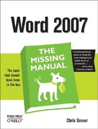 Book Cover for Word 2007 by Chris Grover