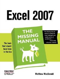 Book Cover for Excel 2007 by Matthew MacDonald