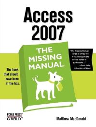 Book Cover for Access 2007 by Matthew MacDonald
