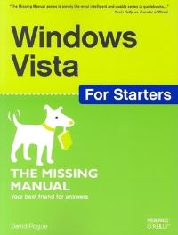 Book Cover for Windows Vista for Starters by David Pogue