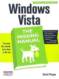 Book Cover for Windows Vista by David Pogue