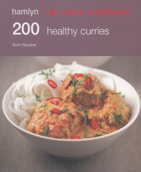 Book Cover for 200 Healthy Curries by Sunil Vijayakar
