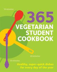 Book Cover for 365 Vegetarian Student Cookbook by 