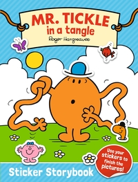 Book Cover for Mr. Tickle in a Tangle Sticker Storybook by Adam Hargreaves
