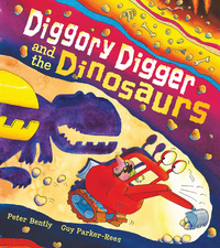 Book Cover for Diggory Digger and the Dinosaurs by Peter Bently