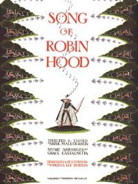 Book Cover for The Song of Robin Hood by Anne Malcolmson