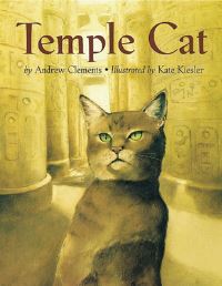 Book Cover for Temple Cat by Andrew Clements