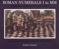Book Cover for Roman Numerals I to MM by Arthur Geisert
