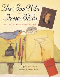 Book Cover for The Boy Who Drew Birds by Jacqueline Davies, Melissa Sweet