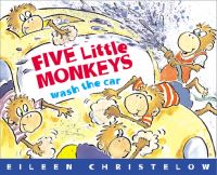 Book Cover for Five Little Monkeys Wash the Car by Eileen Christelow