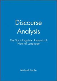 Book Cover for Discourse Analysis by Michael Stubbs
