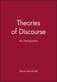 Book Cover for Theories of Discourse by Diane Macdonell