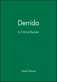 Book Cover for Derrida by David Wood