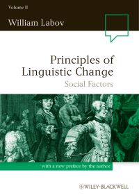 Book Cover for Principles of Linguistic Change. Volume 2 Social Factors by William Labov