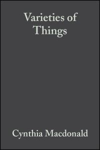 Book Cover for Varieties of Things by Cynthia Macdonald