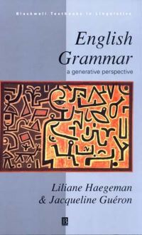 Book Cover for English Grammar by Liliane Haegeman, Jacqueline Guéron