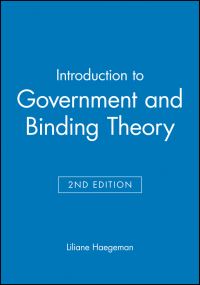 Book Cover for Introduction to Government and Binding Theory by Liliane Haegeman