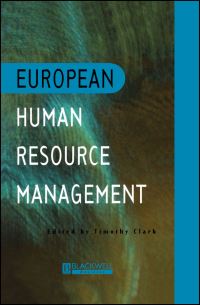 Book Cover for European Human Resource Management by Timothy Clark