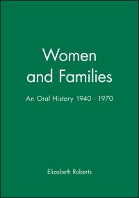 Book Cover for Women and Families by Elizabeth Roberts