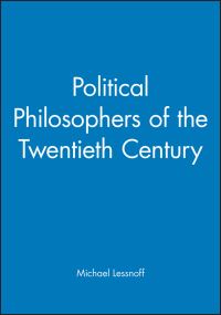 Book Cover for Political Philosophers of the Twentieth Century by Michael H Lessnoff