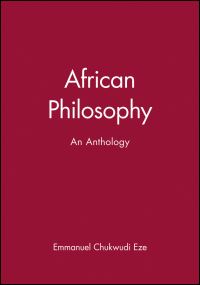 Book Cover for African Philosophy by Emmanuel Chukwudi Eze