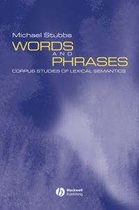 Book Cover for Words and Phrases by Michael Stubbs