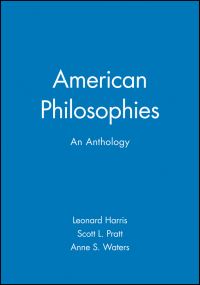 Book Cover for American Philosophies by Leonard Harris, Scott L Pratt, Anne Waters